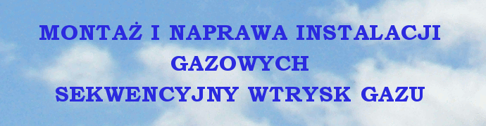 MONTA I NAPRAWA INSTALACJI GAZOWYCH SEKWENCYJNY WTRYSK GAZU MECHANIKA KLIMATYZACJA SERWIS DIAGNOSTYKA KOMPUTEROWA